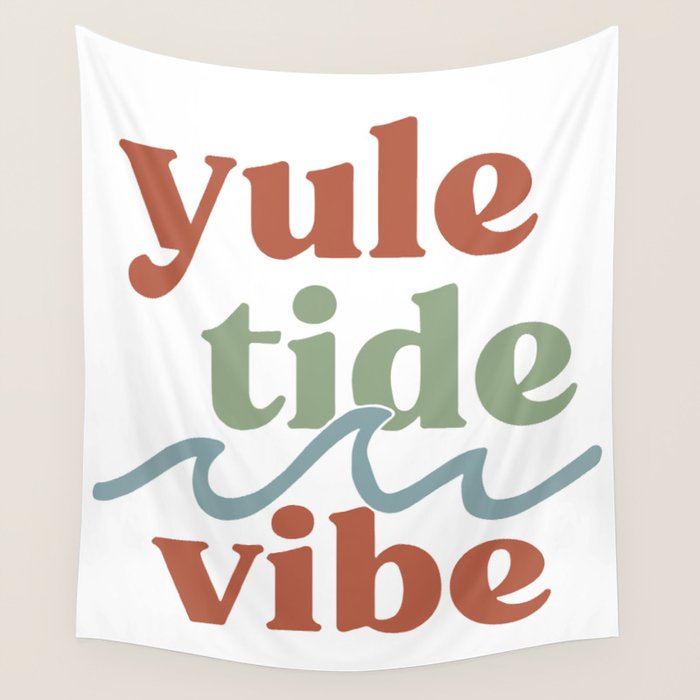YuleTide Vibe Wall Tapestry Gallery Image 4
