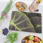 Leaf Line Art Elephant Ear Study Cutting Board Gallery Image 2
