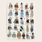 teddy bear alphabet Poster Gallery Image 4