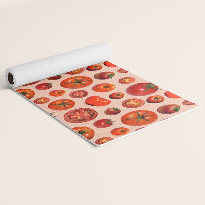 Tomato Collage Print Yoga Mat Gallery Image 2