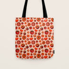 Tomato Collage Print Tote Bag Gallery Image 1
