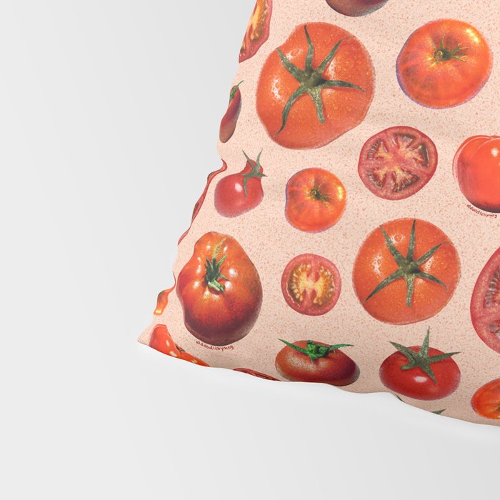 Tomato Collage Print Pillow Sham Gallery Image 4