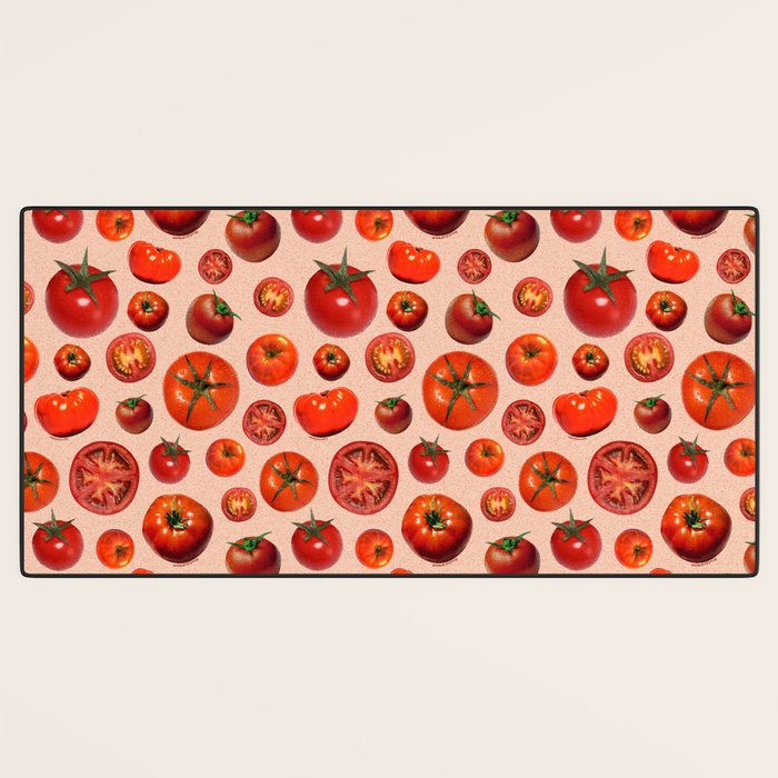 Tomato Collage Print Desk Mat Gallery Image 3