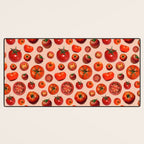 Tomato Collage Print Desk Mat Gallery Image 3