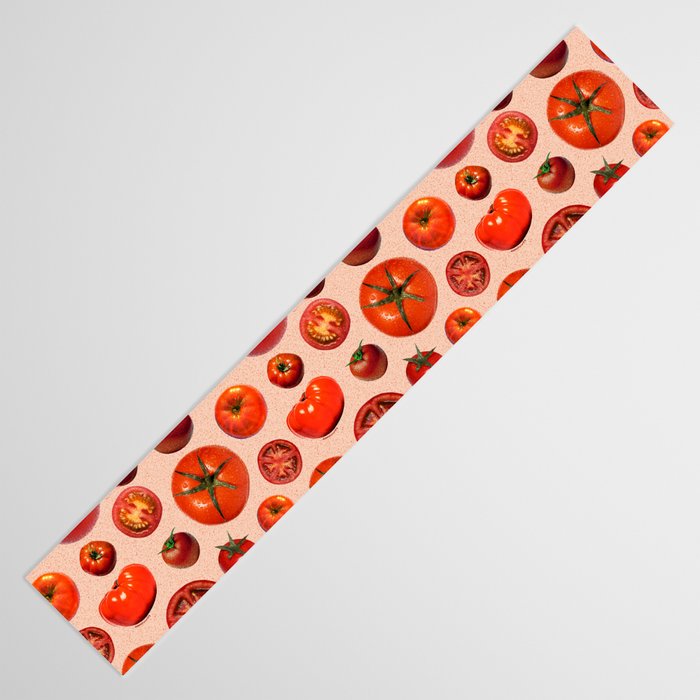 Tomato Collage Print Table Runner Gallery Image 3
