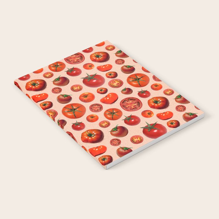 Tomato Collage Print Notebook Gallery Image 1