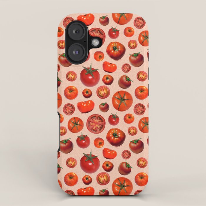 Tomato Collage Print iPhone Case Gallery Image 1