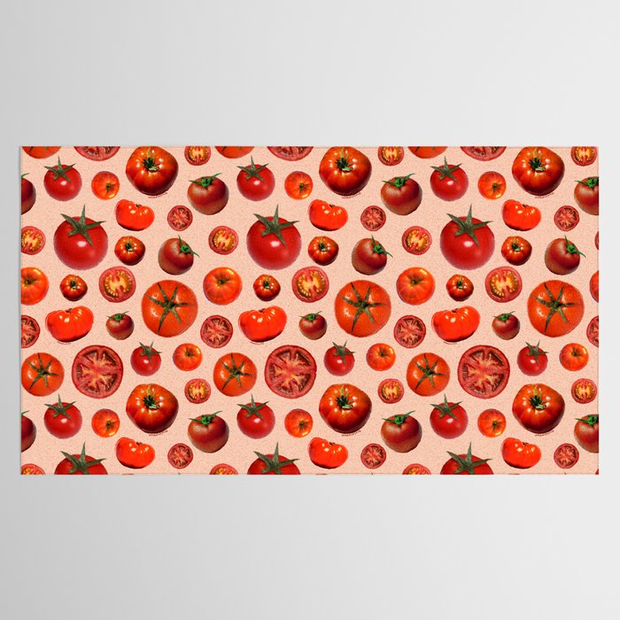 Tomato Collage Print Tablecloth Gallery Image 2
