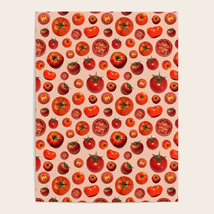 Tomato Collage Print Poster Gallery Image 1
