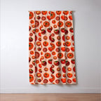 Tomato Collage Print Window Curtain Gallery Image 3