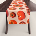 Tomato Collage Print Table Runner Gallery Image 1
