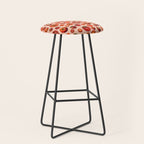 Tomato Collage Print Stool Gallery Image 1
