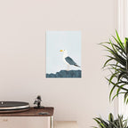 Seagull Minimalist Illustration Poster Gallery Image 2