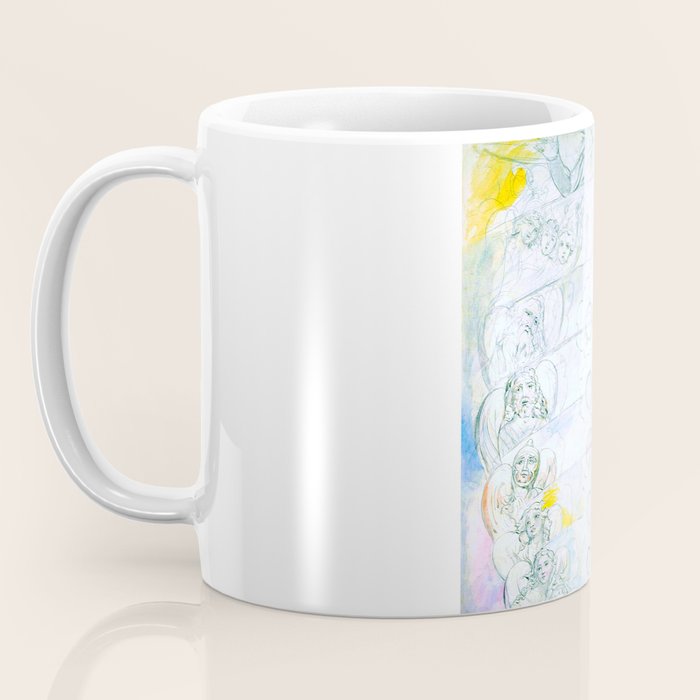 William Blake "Illustrations to Dante's Divine Comedy - The Vision of the Deity" Coffee Mug Gallery Image 3