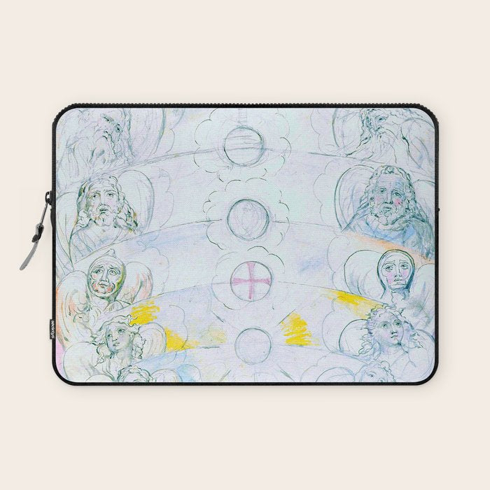 William Blake "Illustrations to Dante's Divine Comedy - The Vision of the Deity" Laptop Sleeve Gallery Image 1