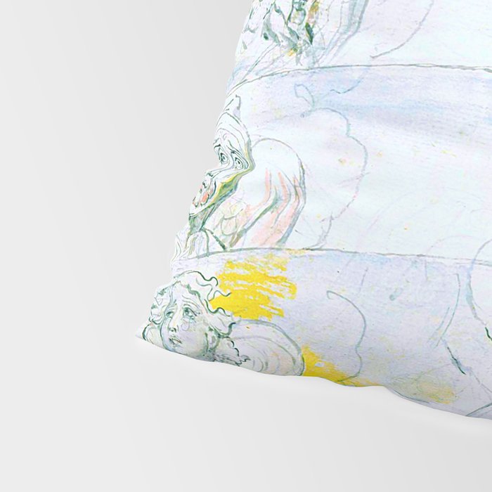 William Blake "Illustrations to Dante's Divine Comedy - The Vision of the Deity" Pillow Sham Gallery Image 4