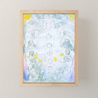 William Blake "Illustrations to Dante's Divine Comedy - The Vision of the Deity" Mini Art Print Gallery Image 1