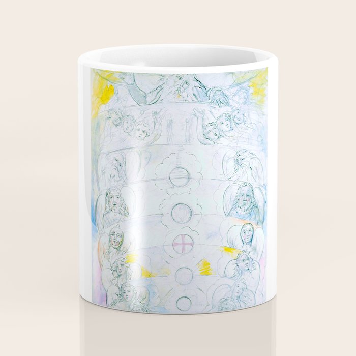 William Blake "Illustrations to Dante's Divine Comedy - The Vision of the Deity" Coffee Mug Gallery Image 4