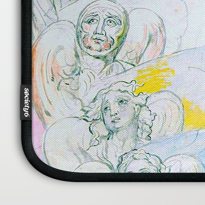 William Blake "Illustrations to Dante's Divine Comedy - The Vision of the Deity" Laptop Sleeve Gallery Image 3