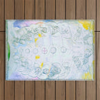 William Blake "Illustrations to Dante's Divine Comedy - The Vision of the Deity" Outdoor Rug Gallery Image 1
