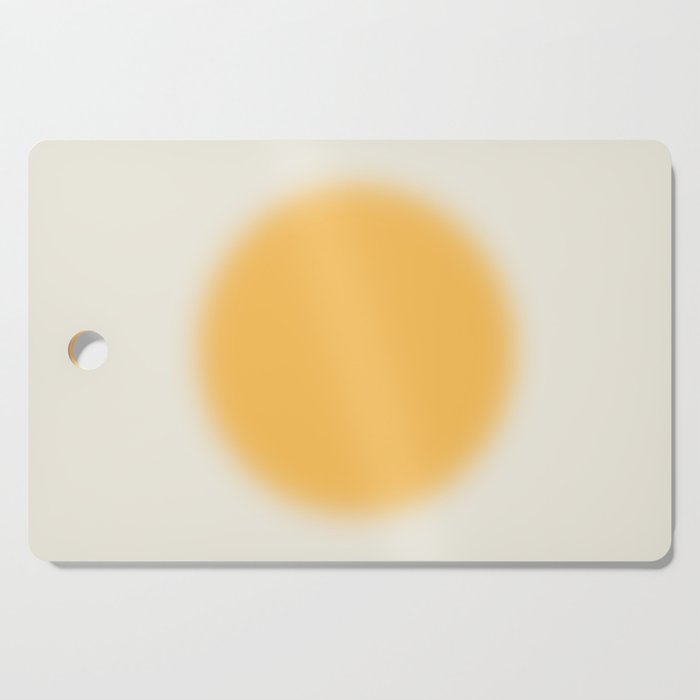 Abstraction_SUN_YELLOW_CIRCLE_BLUR_LOVE_POP_ART_0602A Cutting Board Gallery Image 1
