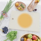 Abstraction_SUN_YELLOW_CIRCLE_BLUR_LOVE_POP_ART_0602A Cutting Board Gallery Image 2