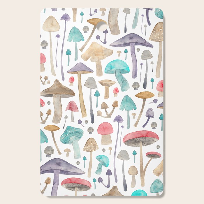 Toadstools and Mushrooms Cutting Board Gallery Image 1