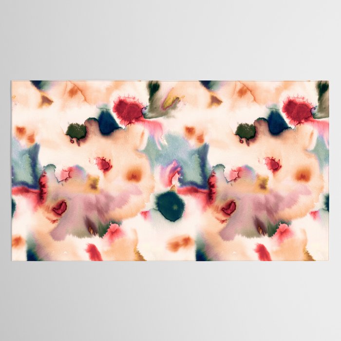 Abstract Watercolor Dreamy Autumn Painting Romantic Botanica Tablecloth Gallery Image 2