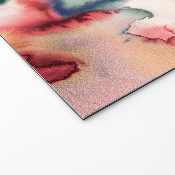 Abstract Watercolor Dreamy Autumn Painting Romantic Botanica Welcome Mat Gallery Image 2