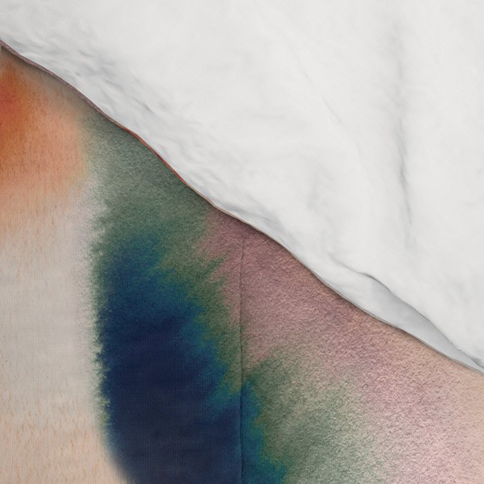 Abstract Watercolor Dreamy Autumn Painting Romantic Botanica Comforter Gallery Image 4