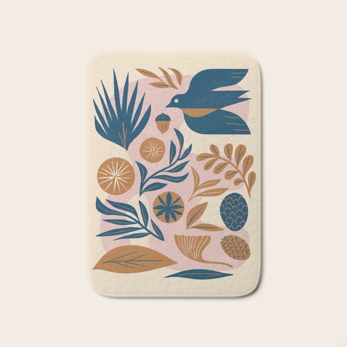 The Birdâs Collection Bath Mat Gallery Image 1