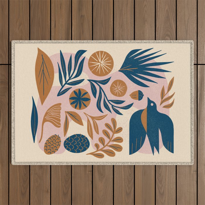 The Birdâs Collection Outdoor Rug Gallery Image 1