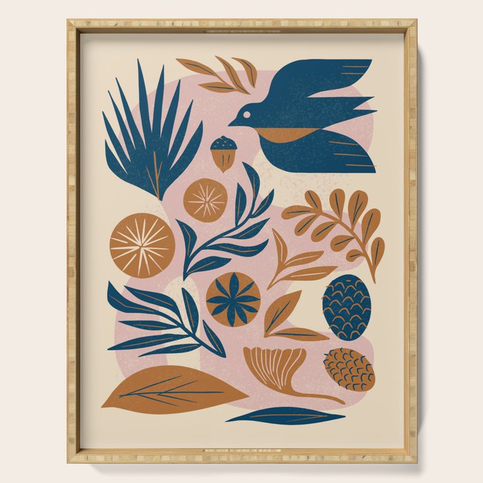 The Birdâs Collection Serving Tray Gallery Image 1