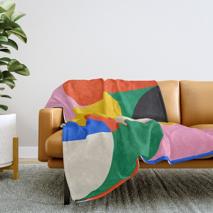 BAUHAUS 03: Exhibition 1923 | Mid Century Series  Throw Blanket Gallery Image 2