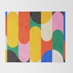 BAUHAUS 03: Exhibition 1923 | Mid Century Series  Throw Blanket Gallery Image 2