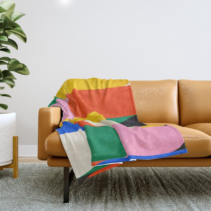 BAUHAUS 03: Exhibition 1923 | Mid Century Series  Throw Blanket Gallery Image 1