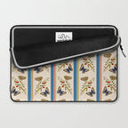 Antique Napoleonic Toile With Stripes And Butterflies Laptop Sleeve Gallery Image 2