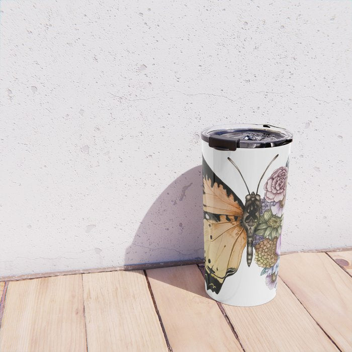 Butterfly in Bloom II Travel Mug Gallery Image 4