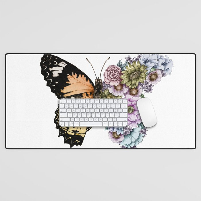 Butterfly in Bloom II Desk Mat Gallery Image 1