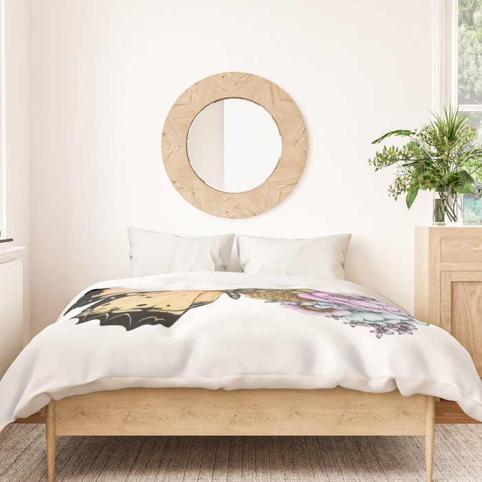 Butterfly in Bloom II Duvet Cover Gallery Image 3