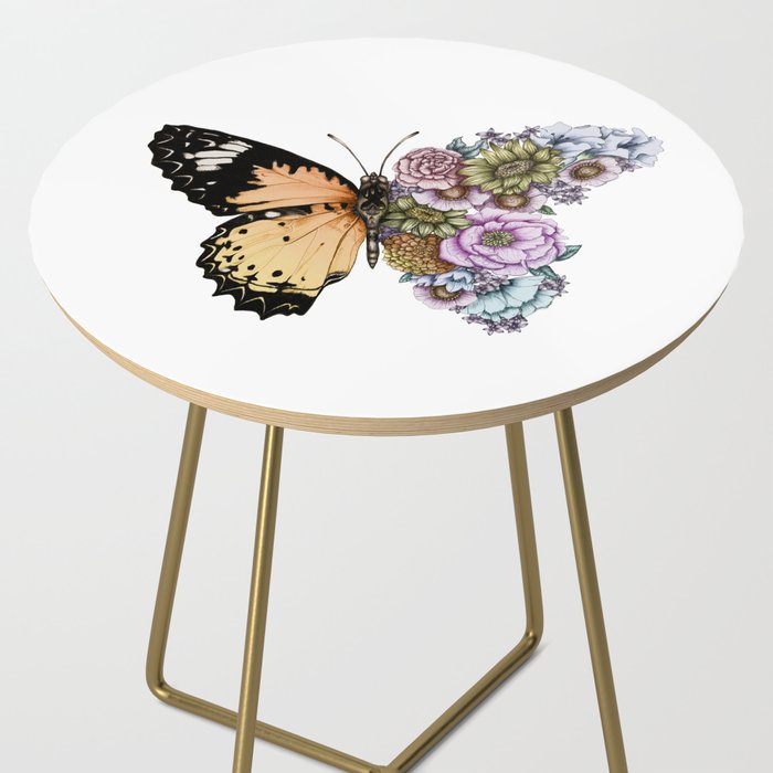 Butterfly in Bloom II Side Table Gallery Image 2