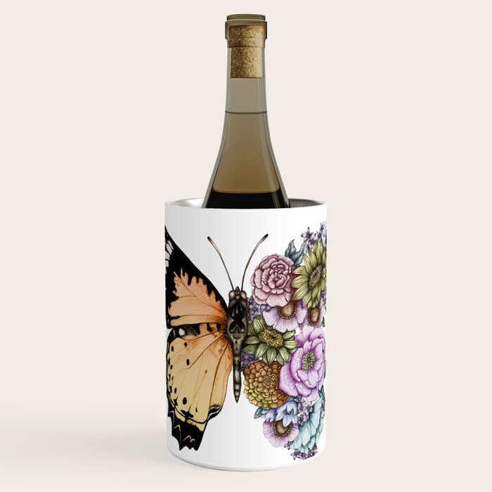 Butterfly in Bloom II Wine Chiller Gallery Image 1