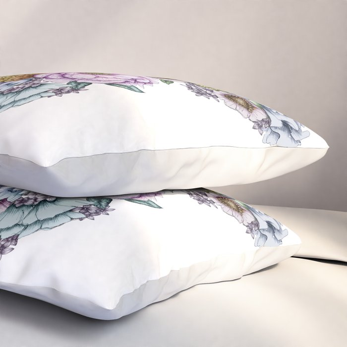 Butterfly in Bloom II Pillow Sham Gallery Image 3