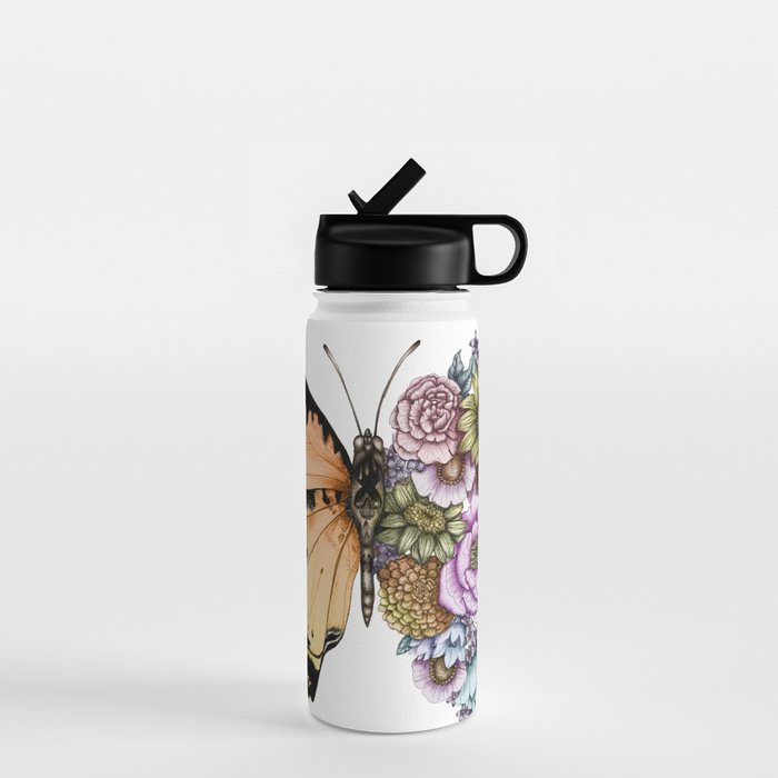 Butterfly in Bloom II Water Bottle Gallery Image 1