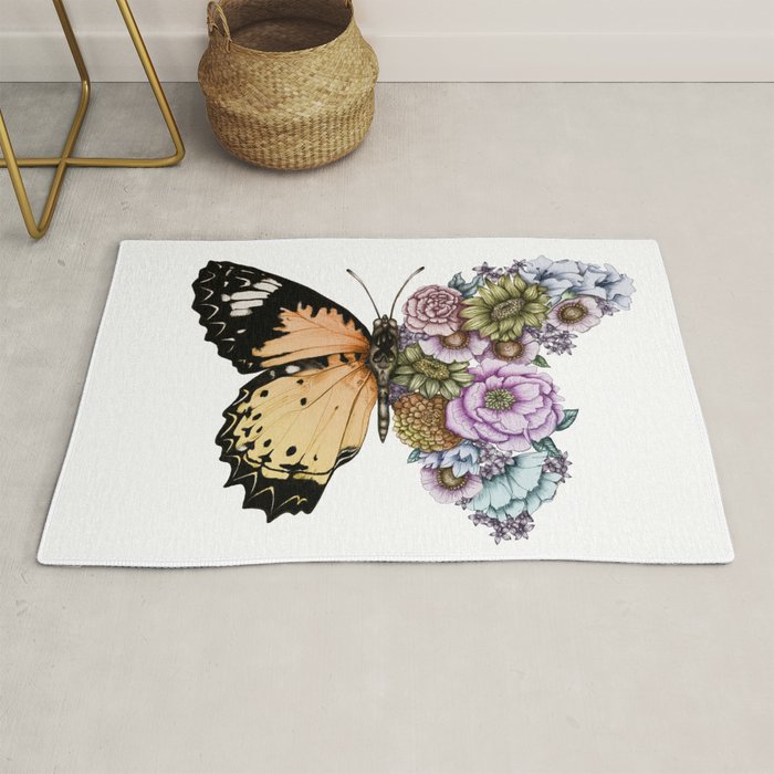 Butterfly in Bloom II Rug Gallery Image 1