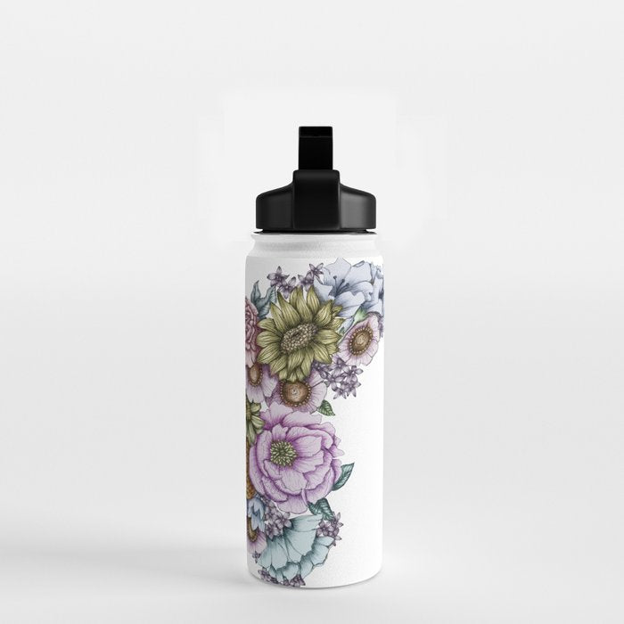 Butterfly in Bloom II Water Bottle Gallery Image 2