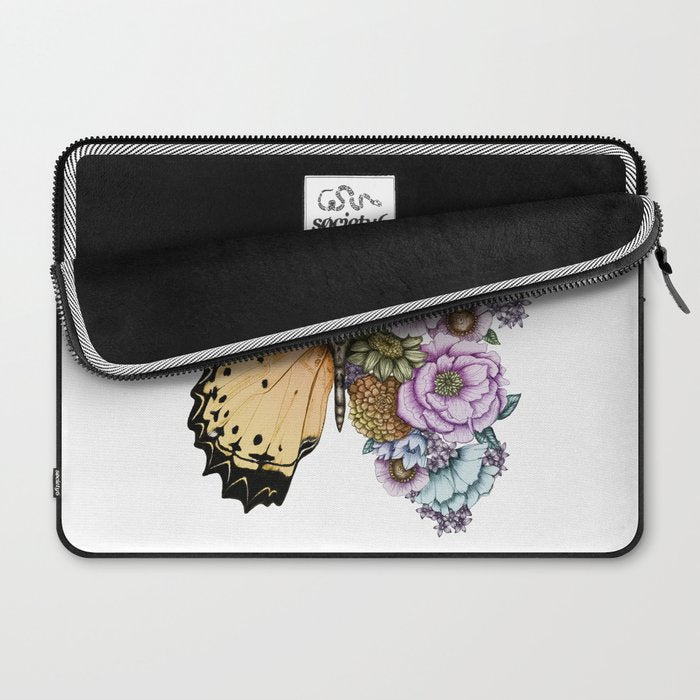 Butterfly in Bloom II Laptop Sleeve Gallery Image 2