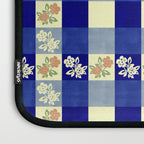 Vintage Blue Gingham with Flowers Laptop Sleeve Gallery Image 3