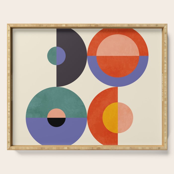 mid century modern 2022 2 Serving Tray Gallery Image 1