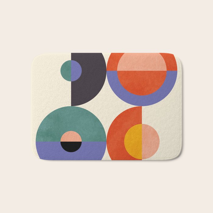 mid century modern 2022 2 Bath Mat Gallery Image 1
